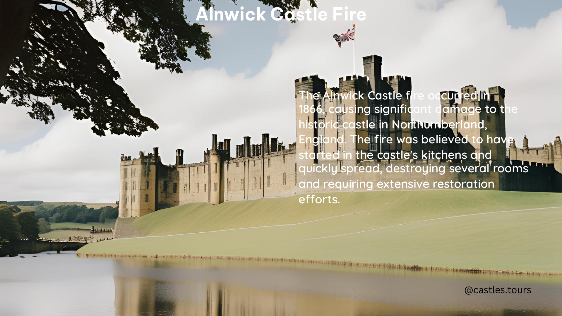 Alnwick Castle Fire