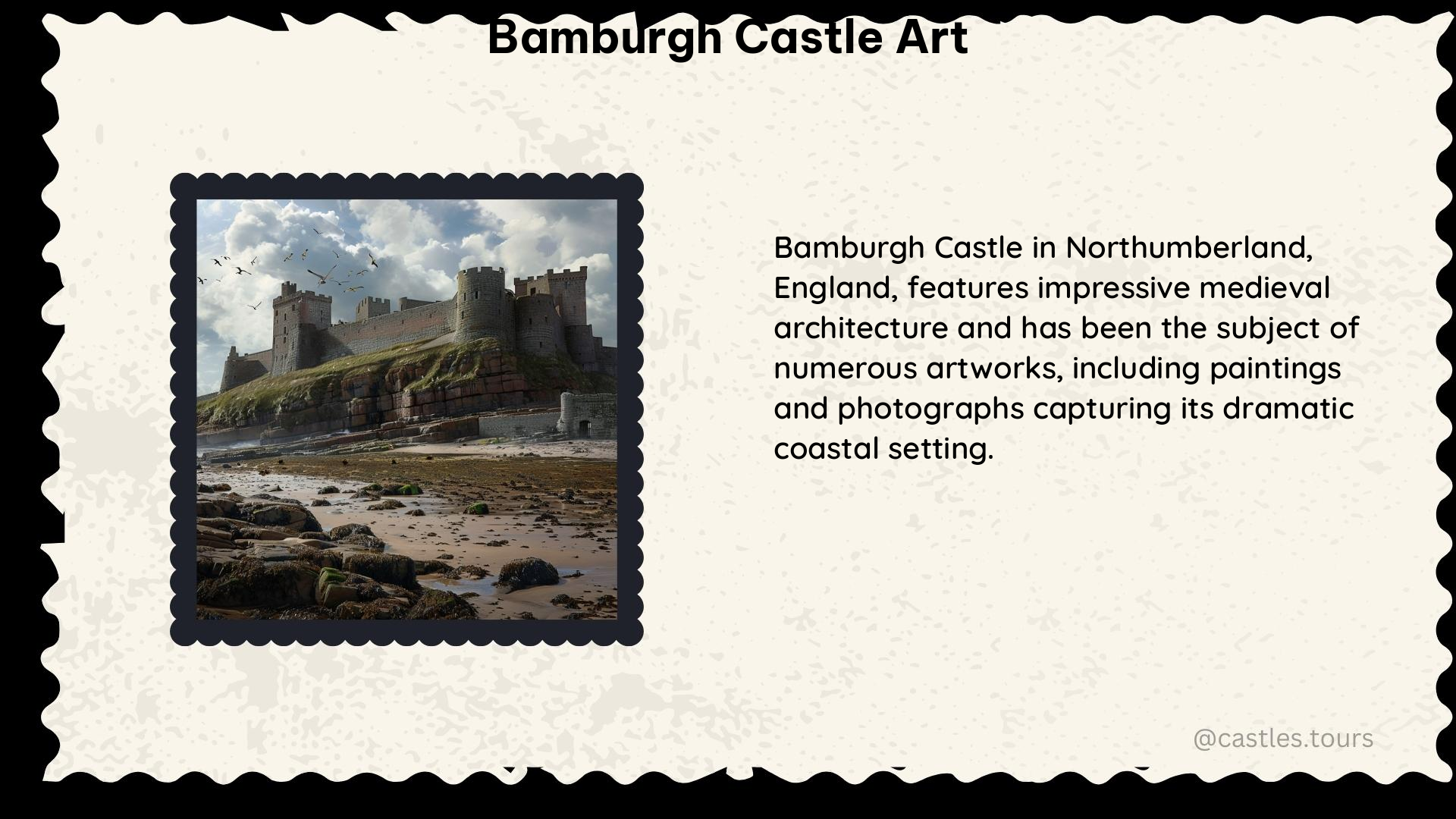 bamburgh castle art