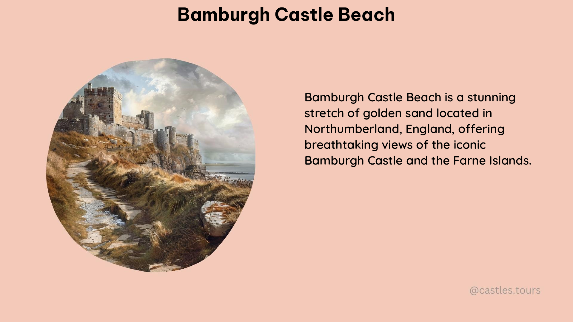 bamburgh castle beach