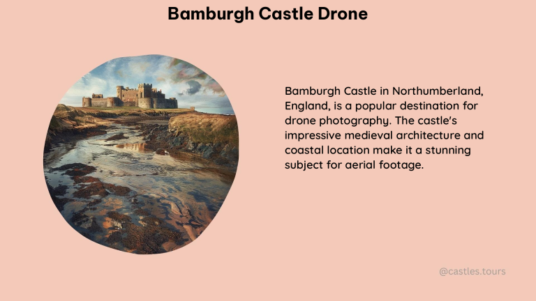 bamburgh castle drone