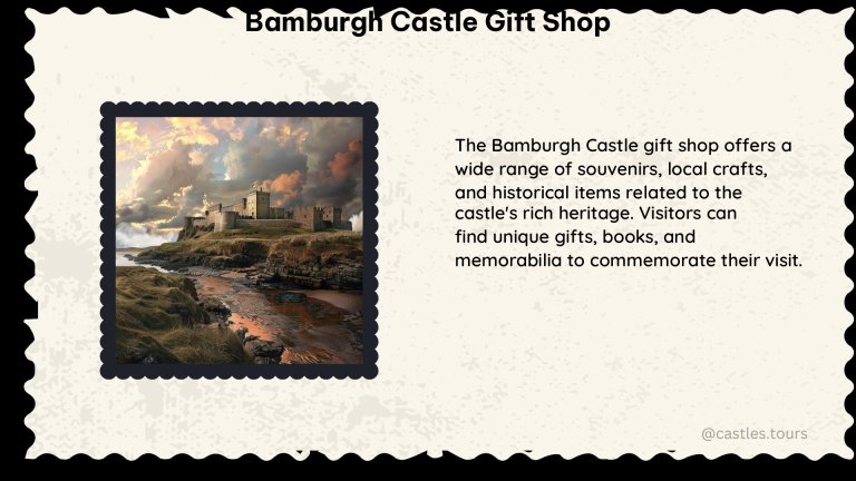 bamburgh castle gift shop