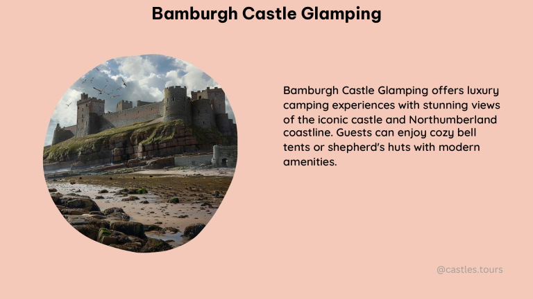 bamburgh castle glamping