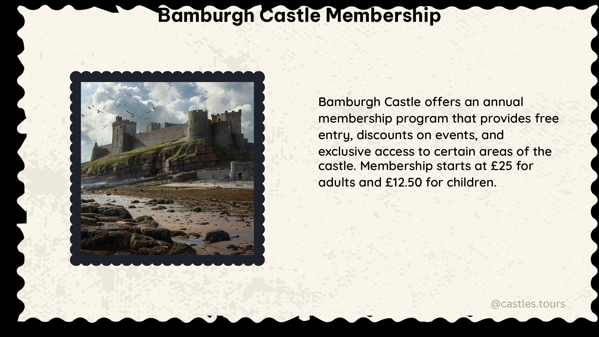 bamburgh castle membership