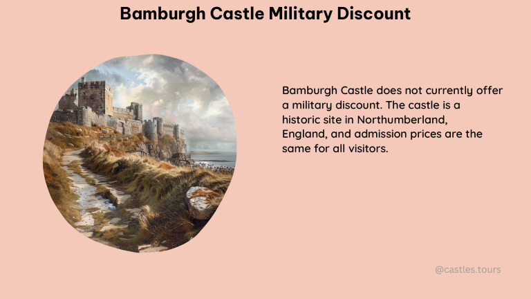 bamburgh castle military discount