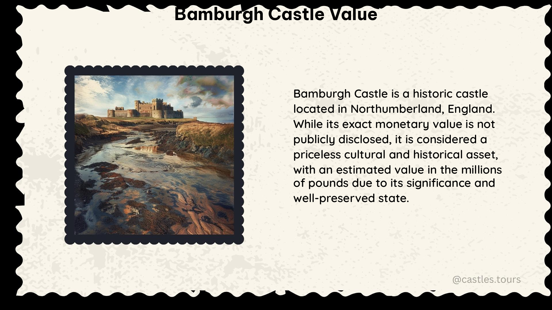 bamburgh castle value