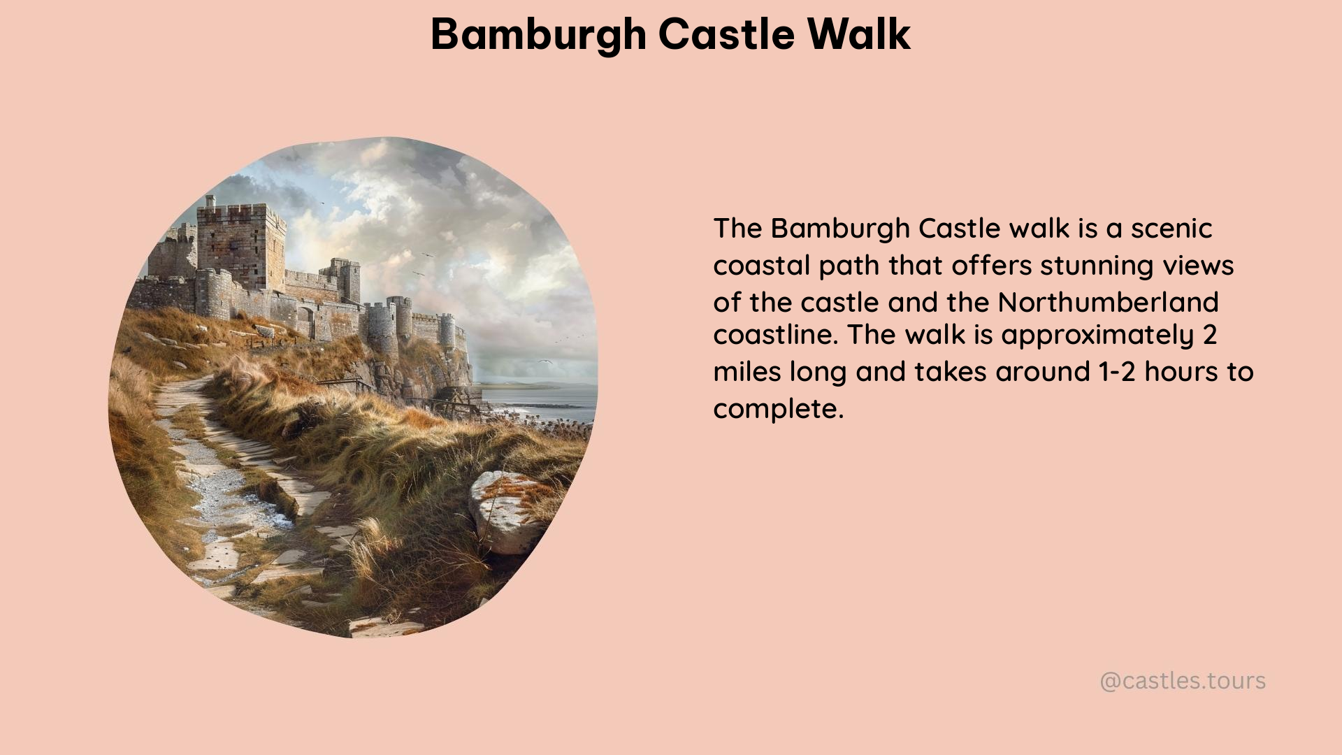 bamburgh castle walk