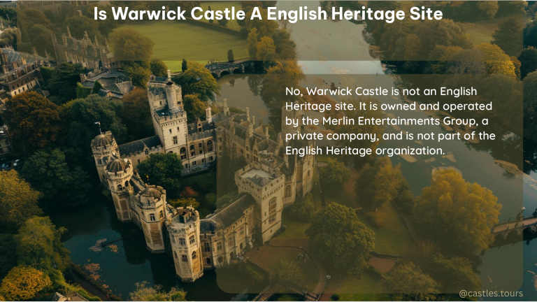 is warwick castle a english heritage site