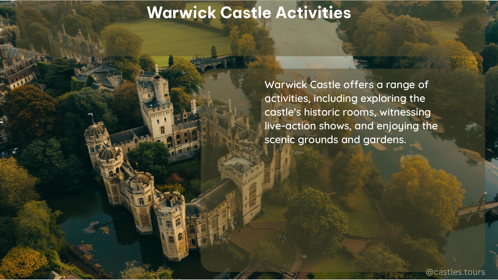 warwick castle activities