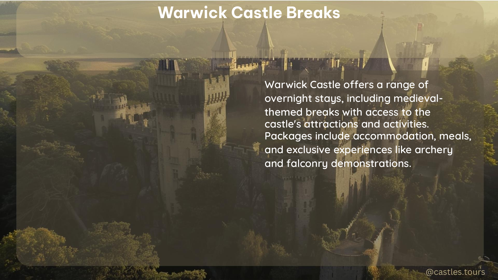 warwick castle breaks