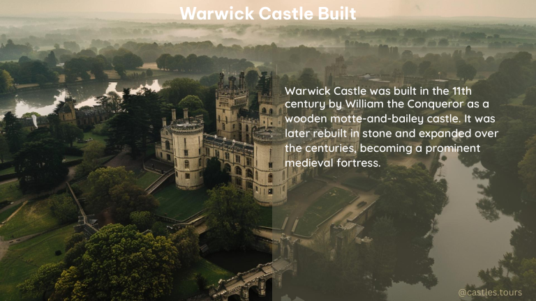 warwick castle built