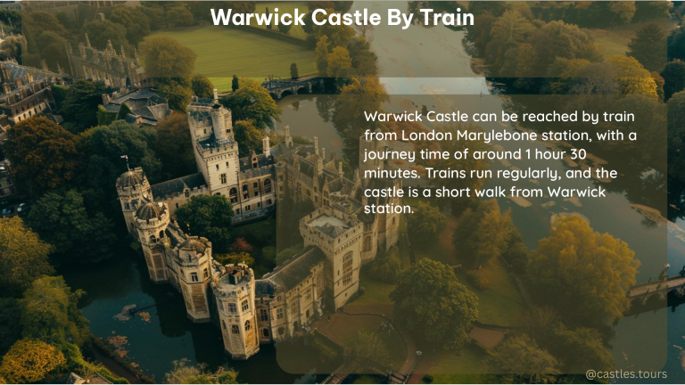 warwick castle by train