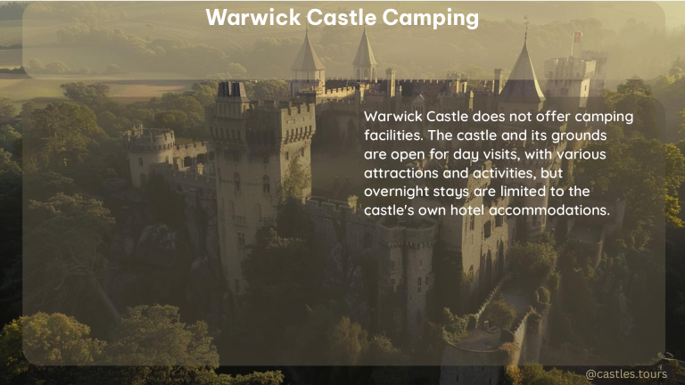 warwick castle camping