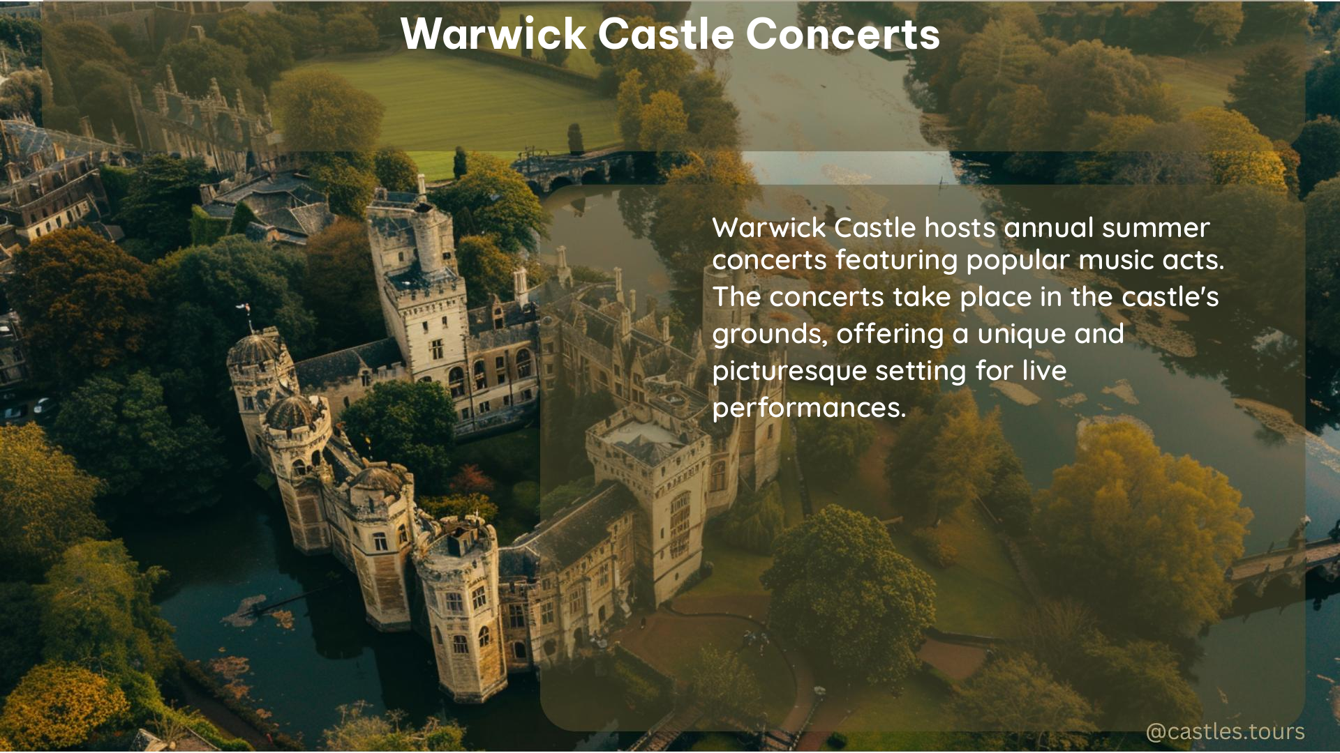 warwick castle concerts