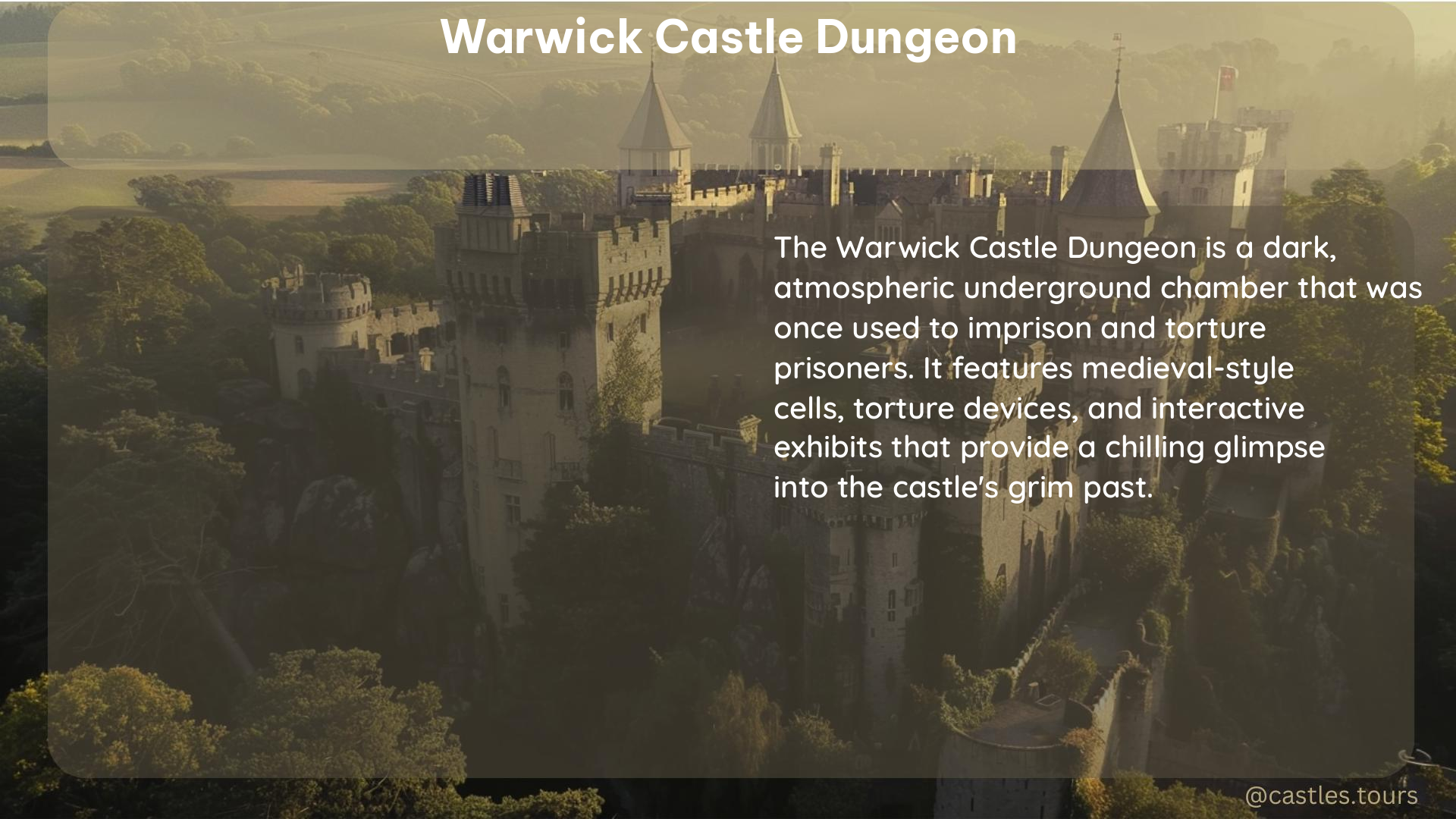 warwick castle dungeon