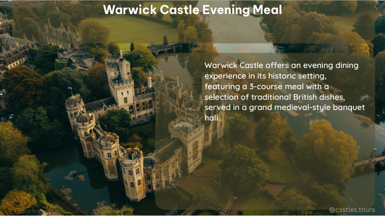 warwick castle evening meal