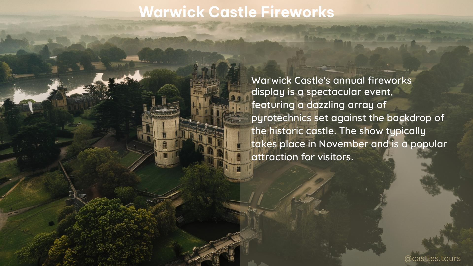 warwick castle fireworks