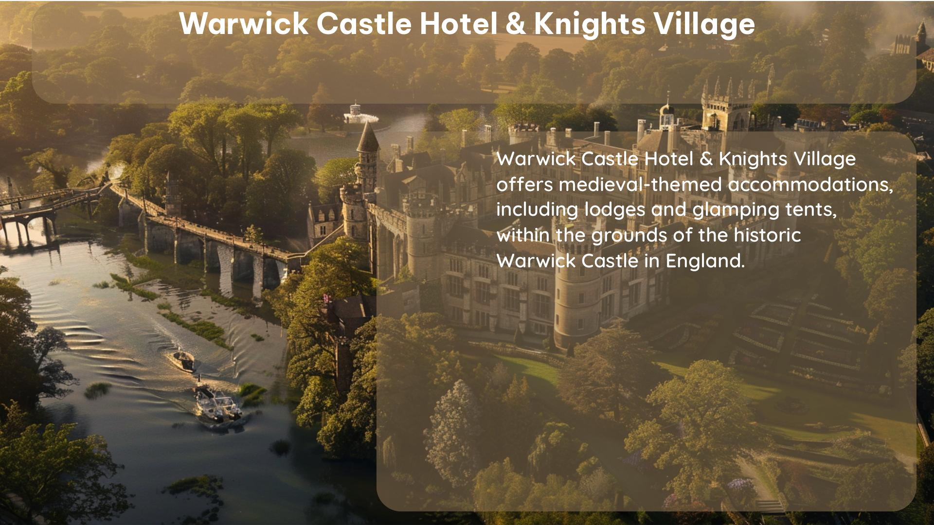 warwick castle hotel & knights village