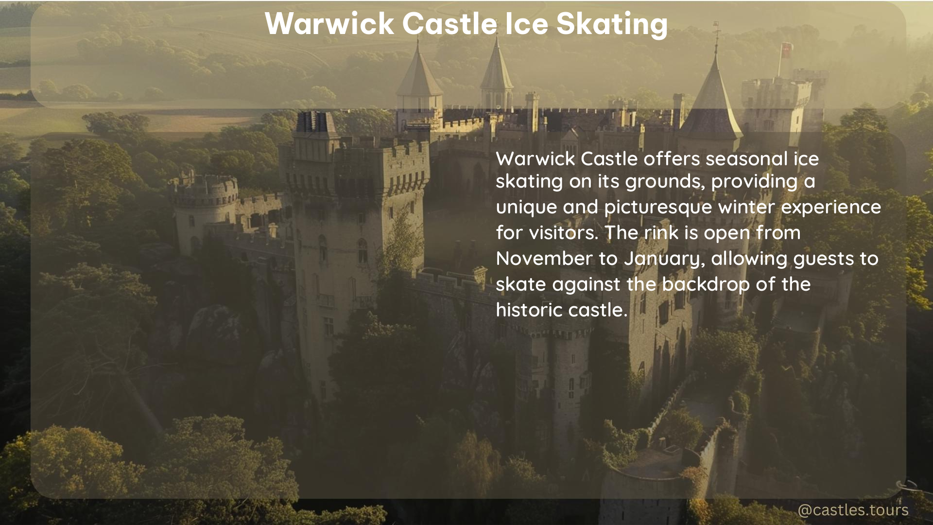 warwick castle ice skating