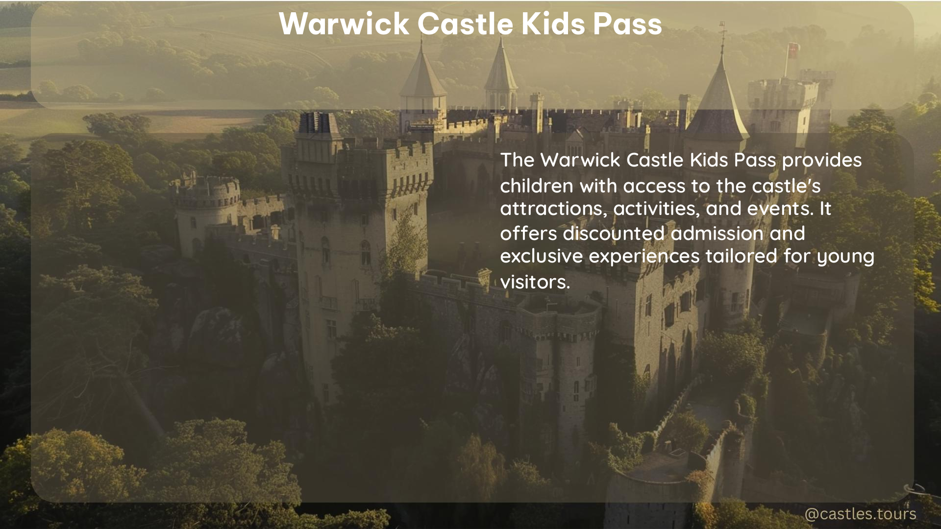 warwick castle kids pass