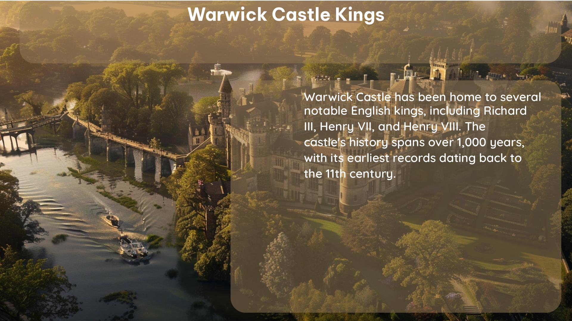 warwick castle kings