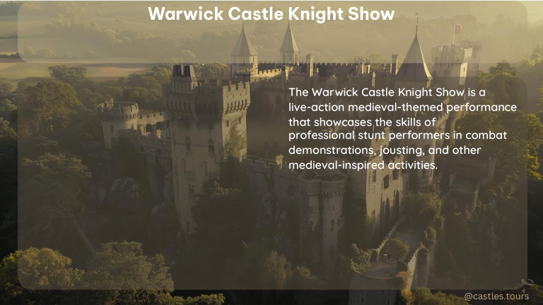 warwick castle knight show