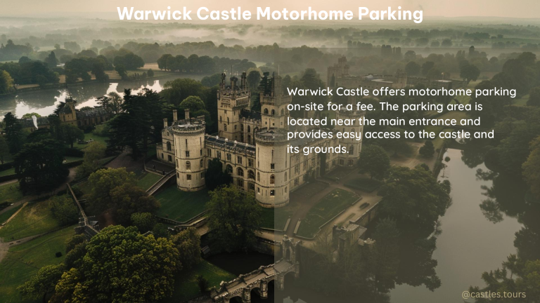 warwick castle motorhome parking