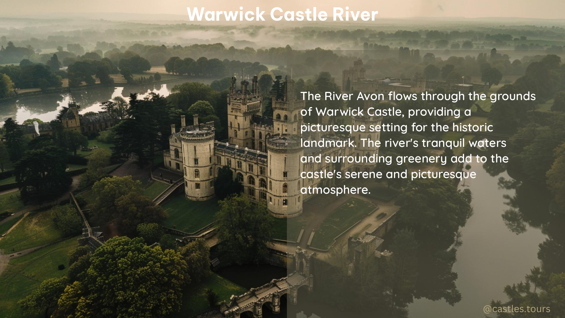 warwick castle river