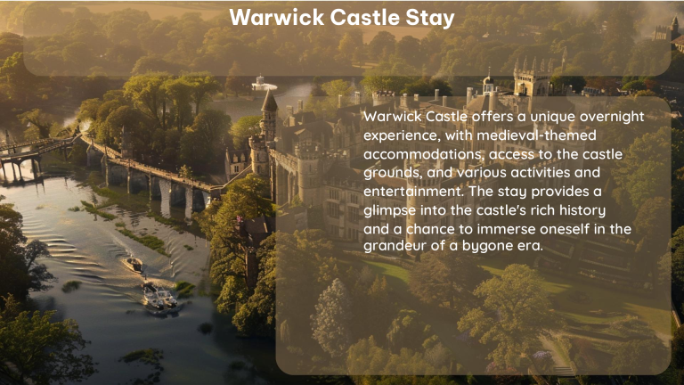 warwick castle stay