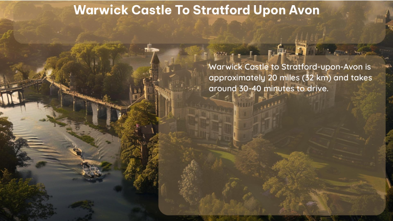 warwick castle to stratford upon avon