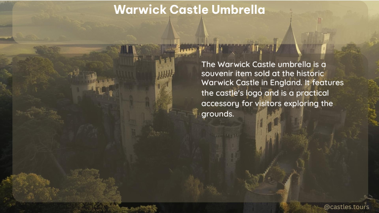 warwick castle umbrella