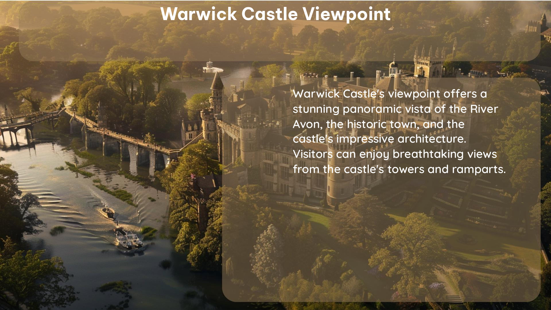 warwick castle viewpoint