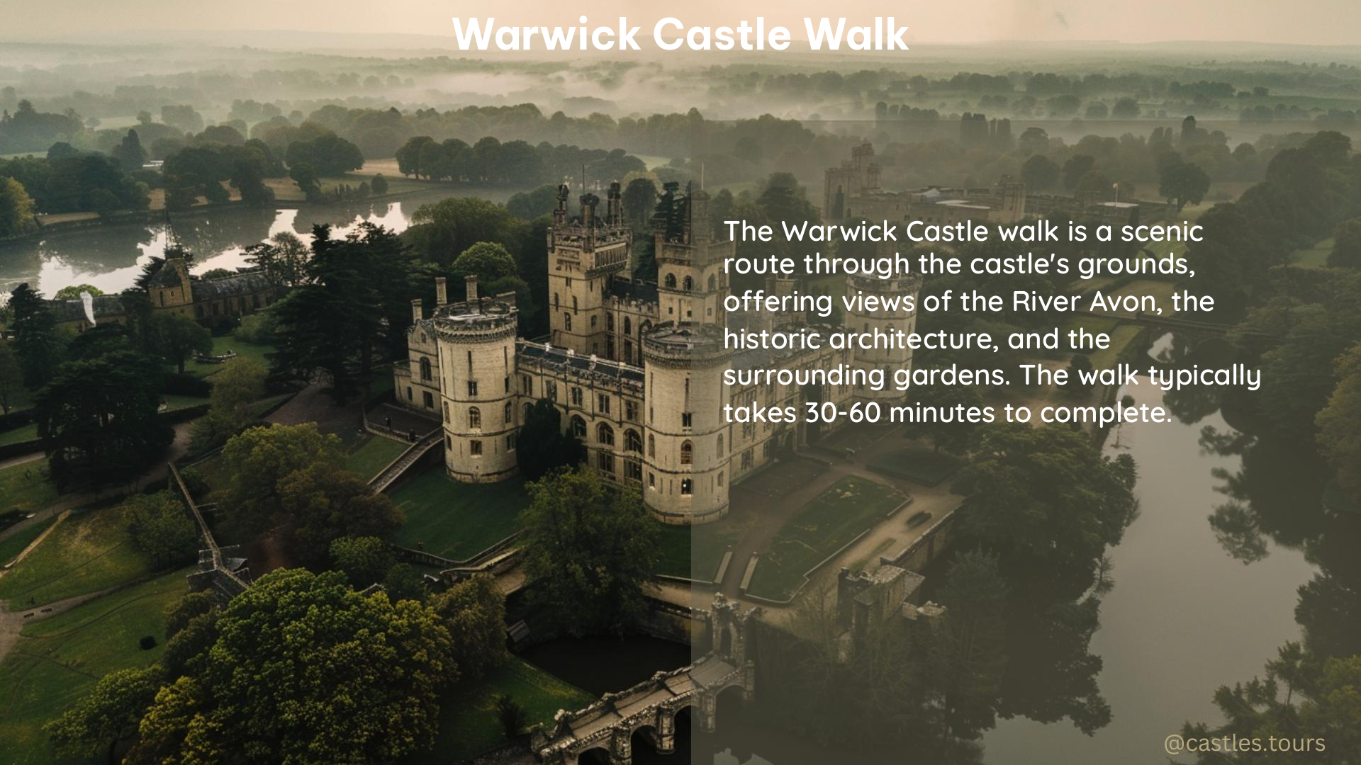 warwick castle walk