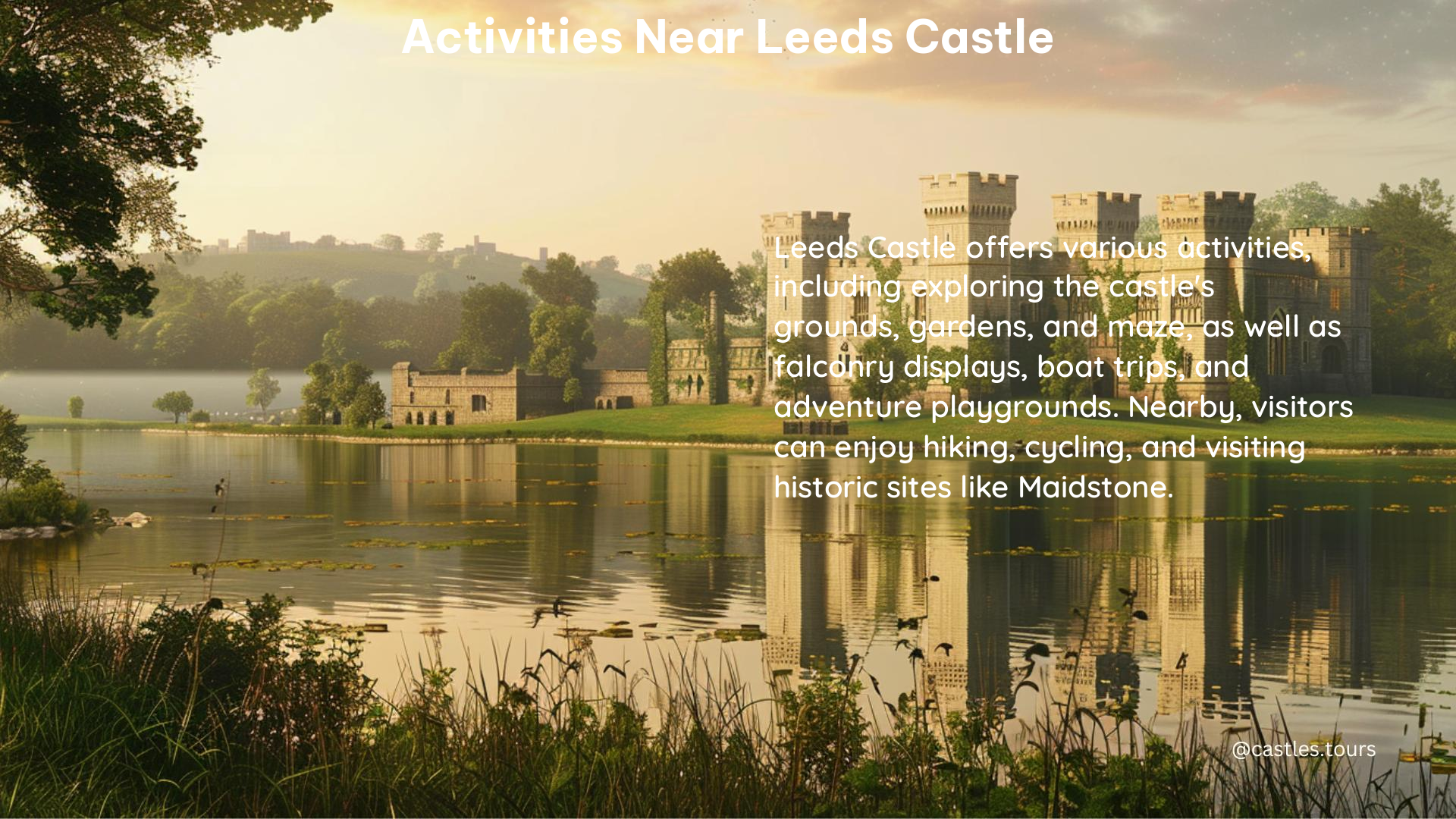 activities near leeds castle