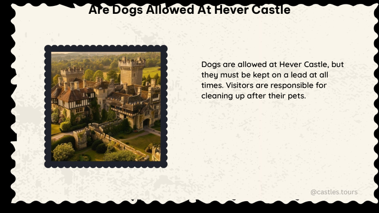 are dogs allowed at hever castle 1