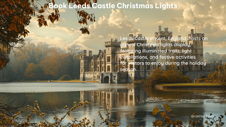 book leeds castle christmas lights 1