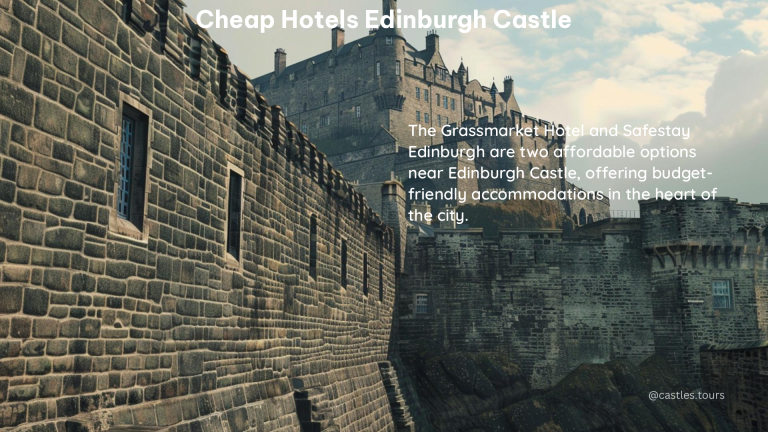 cheap hotels edinburgh castle