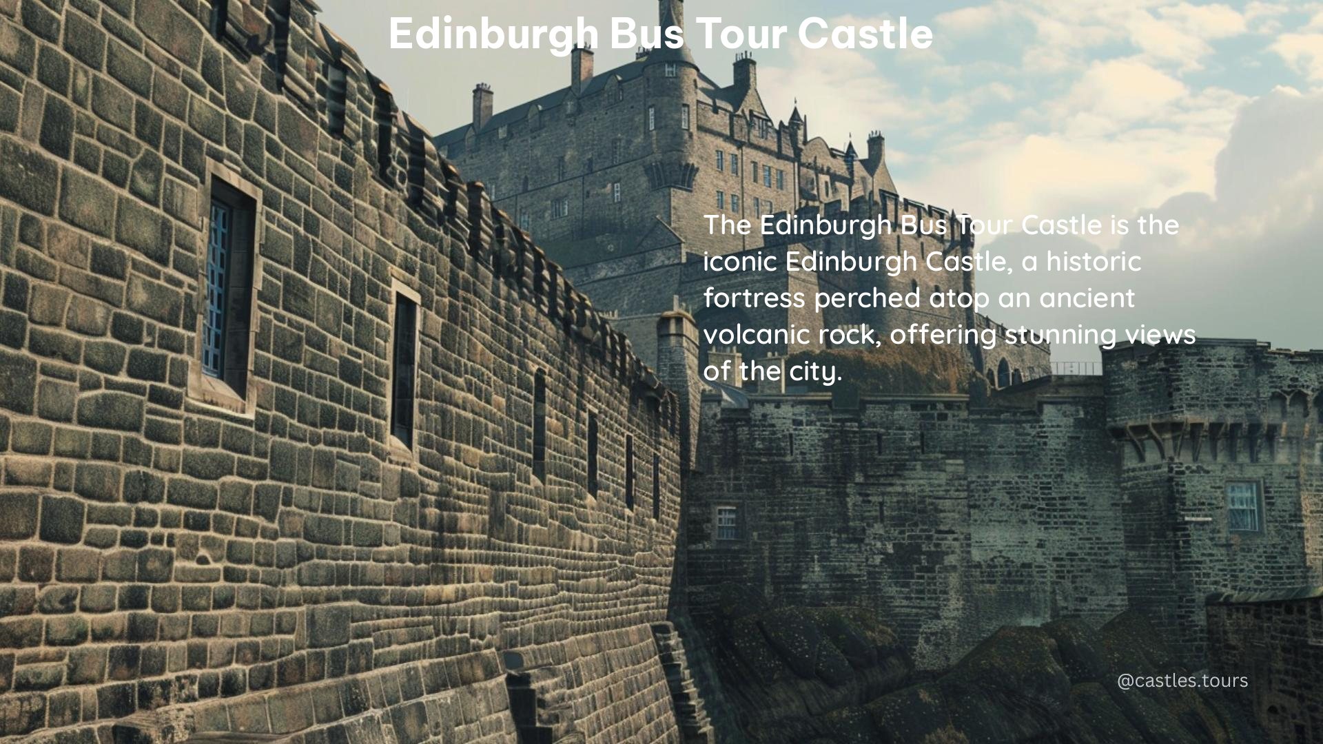 edinburgh bus tour castle