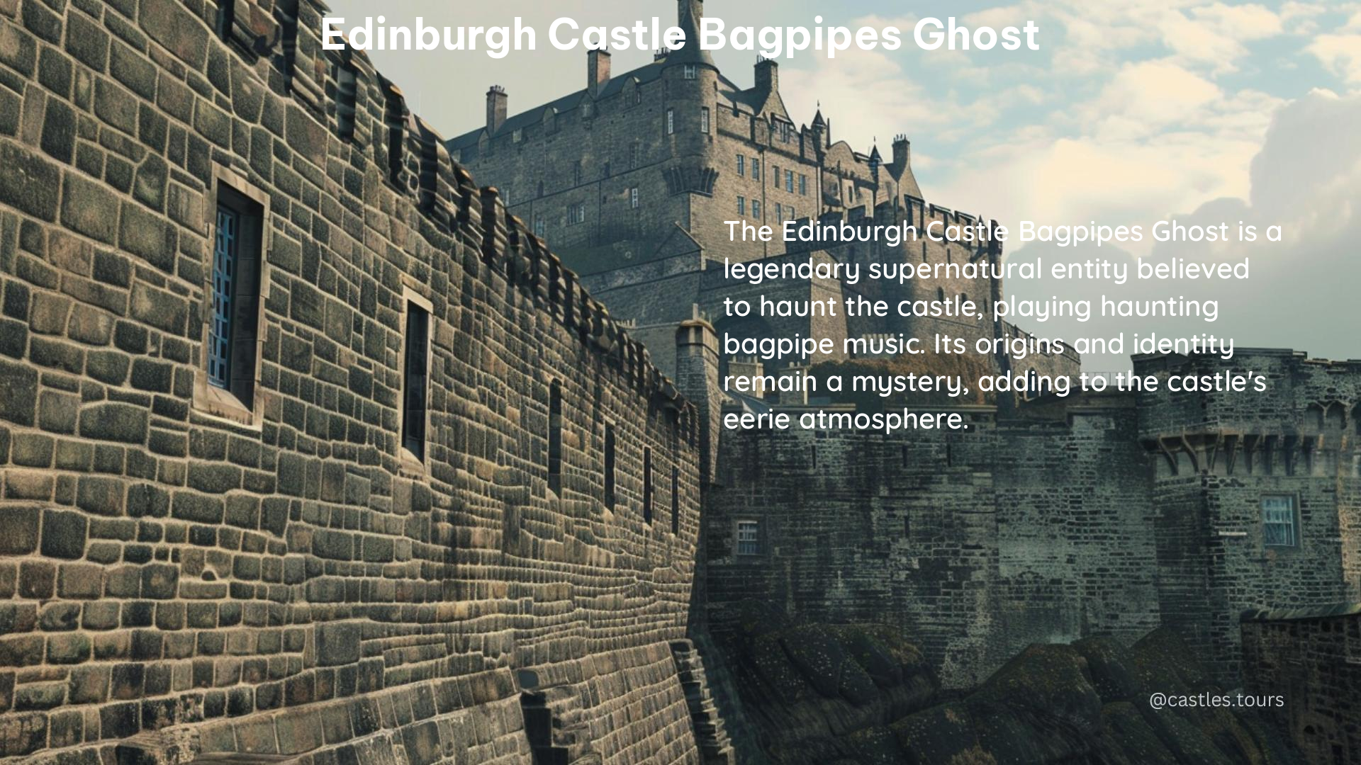 edinburgh castle bagpipes ghost