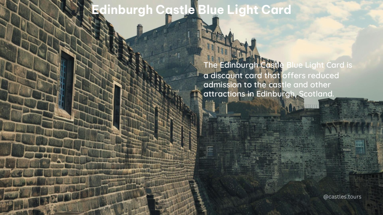 edinburgh castle blue light card