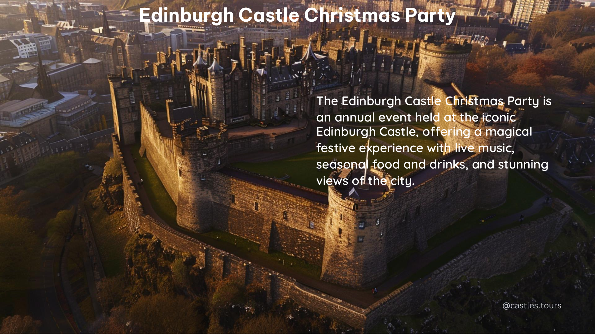 edinburgh castle christmas party