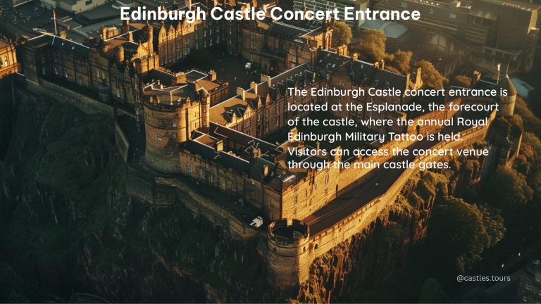 edinburgh castle concert entrance