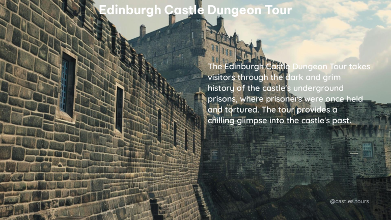 edinburgh castle dungeon tour