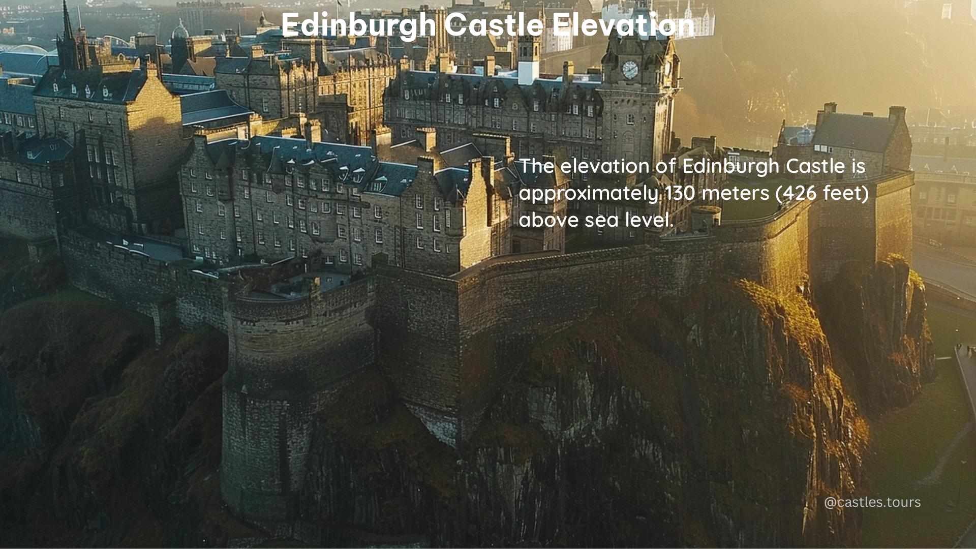 edinburgh castle elevation