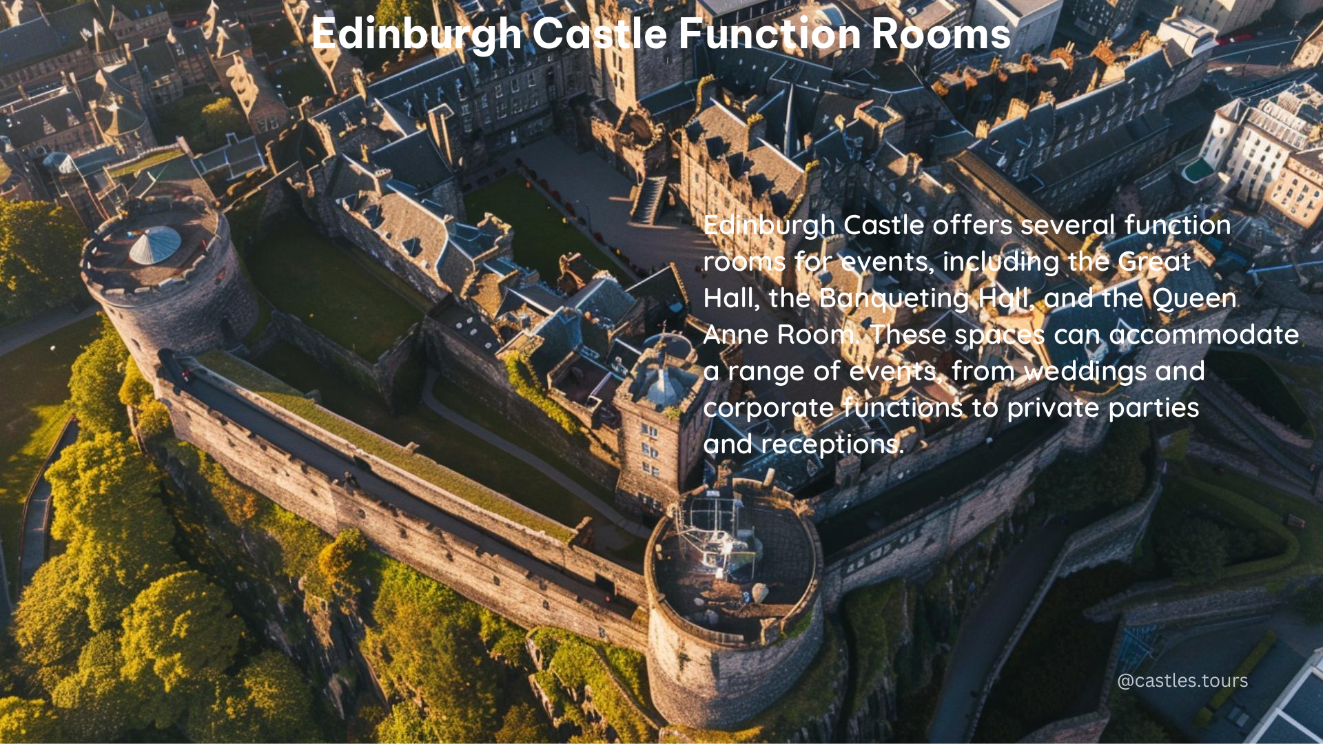 edinburgh castle function rooms