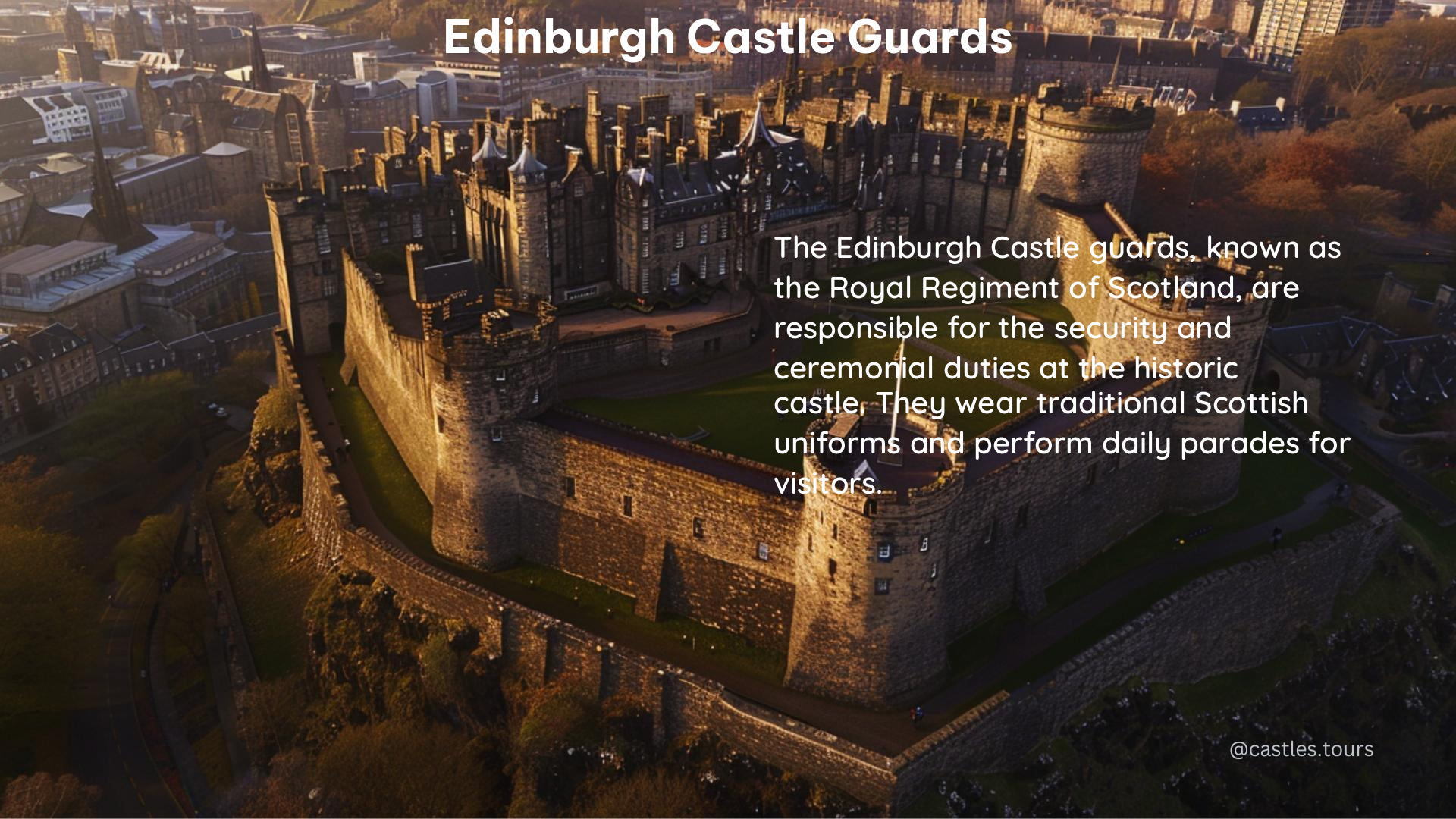 edinburgh castle guards