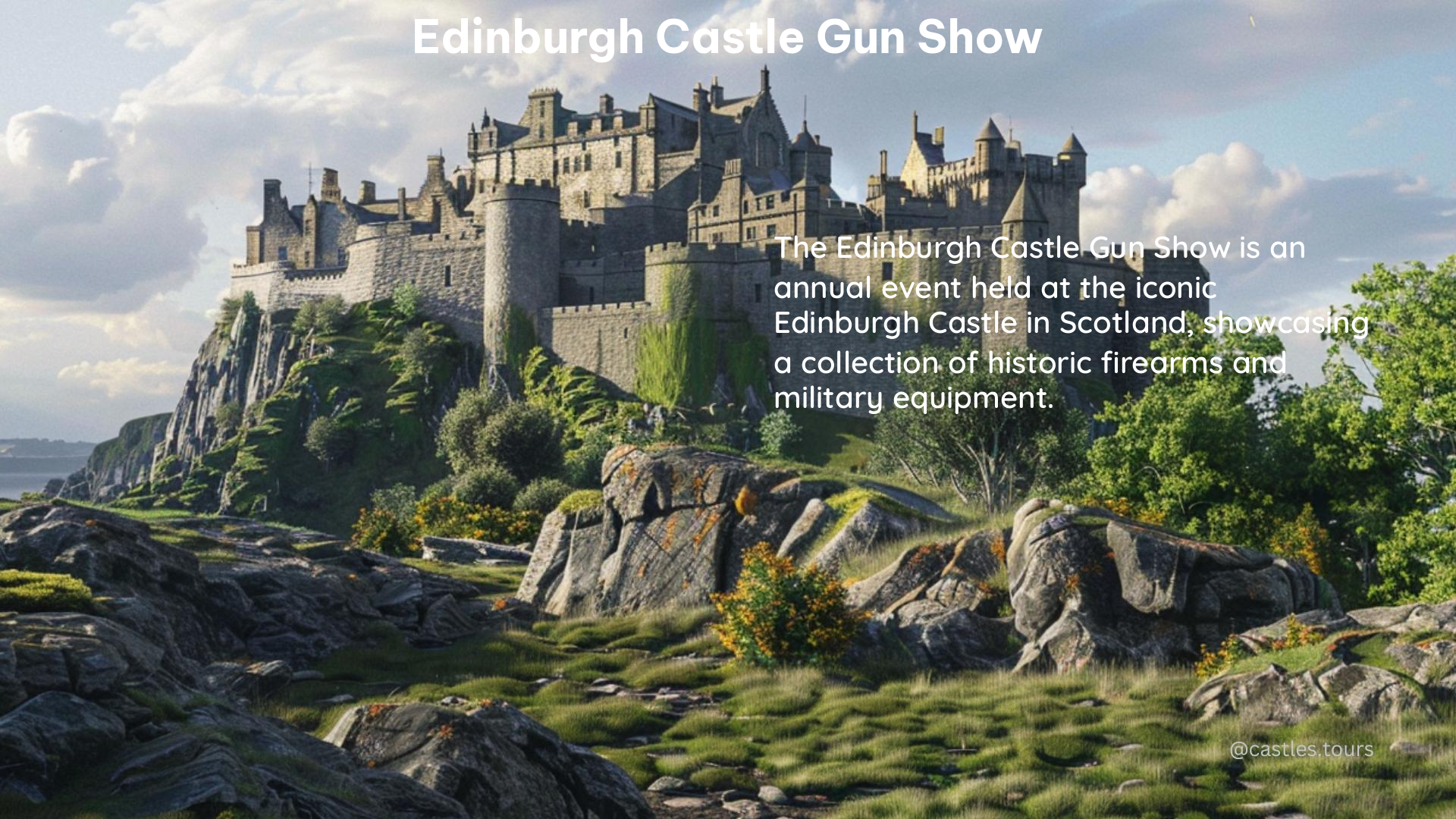 edinburgh castle gun show