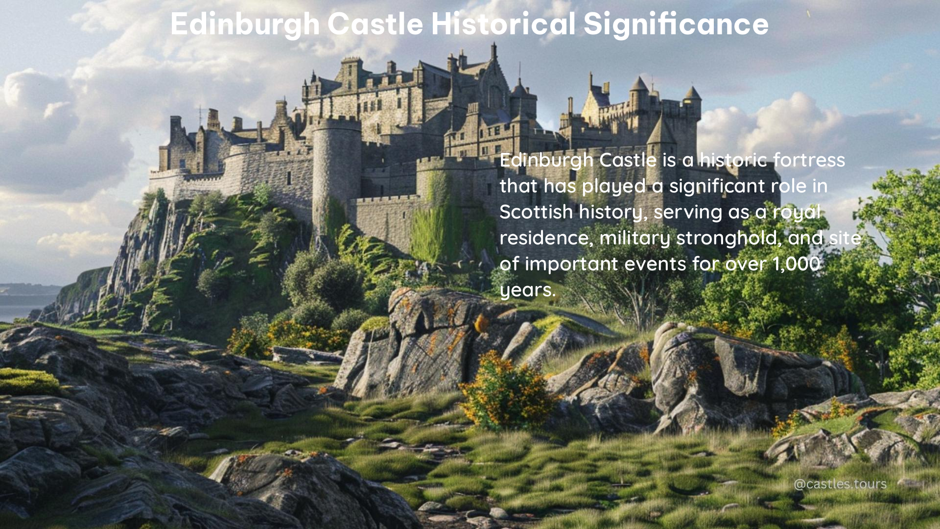 edinburgh castle historical significance