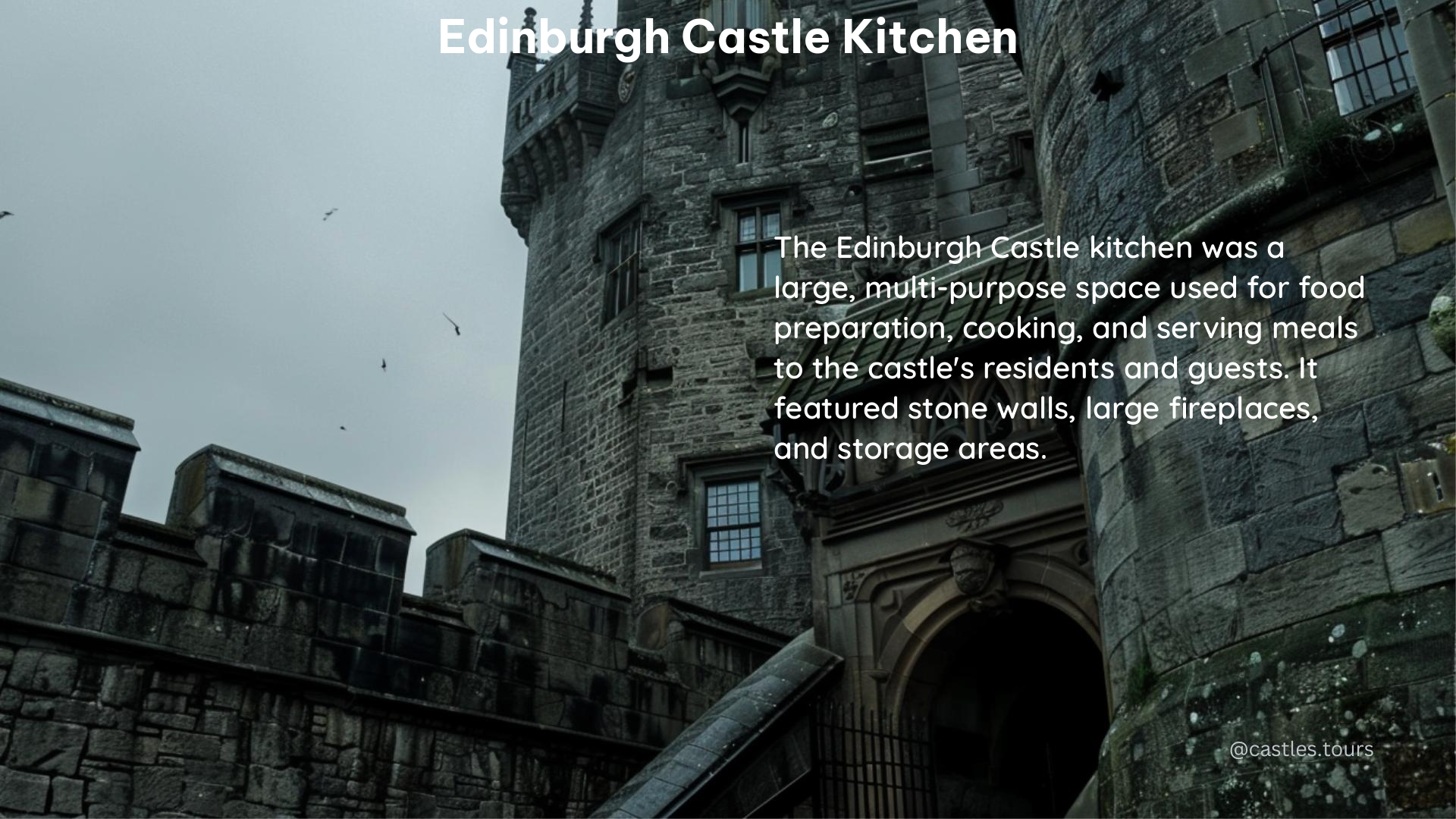 edinburgh castle kitchen