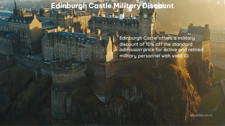 edinburgh castle military discount