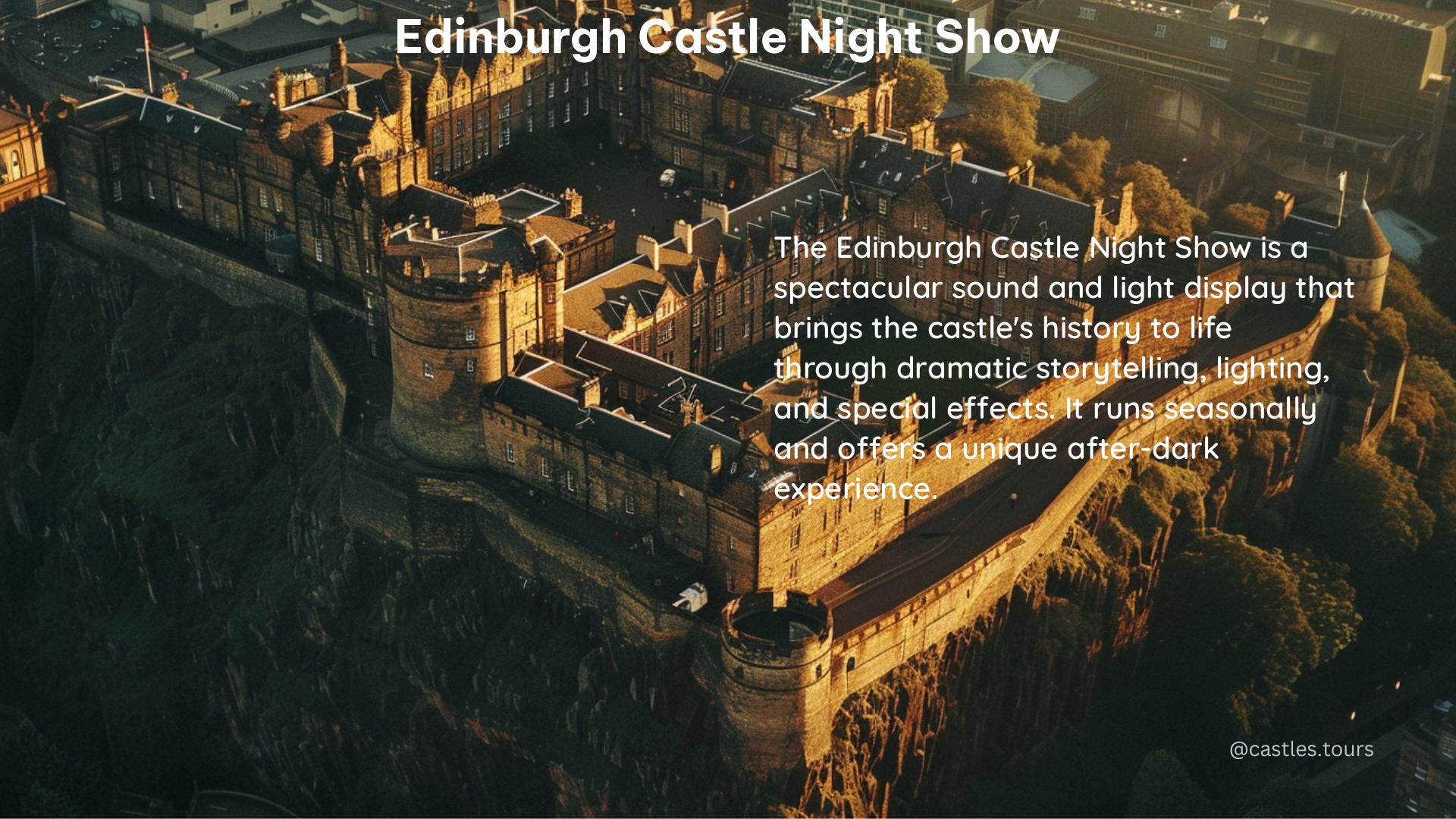 edinburgh castle night show